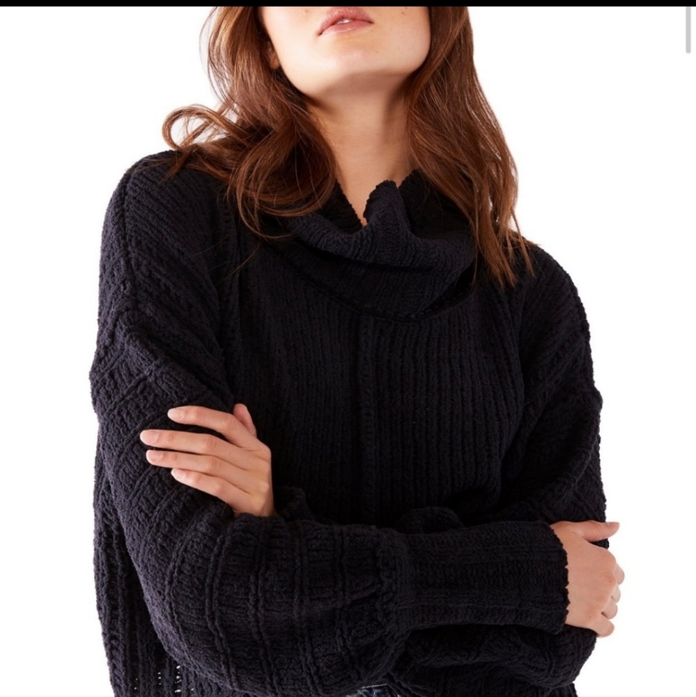 Free People Be Yours cowl neck sweater